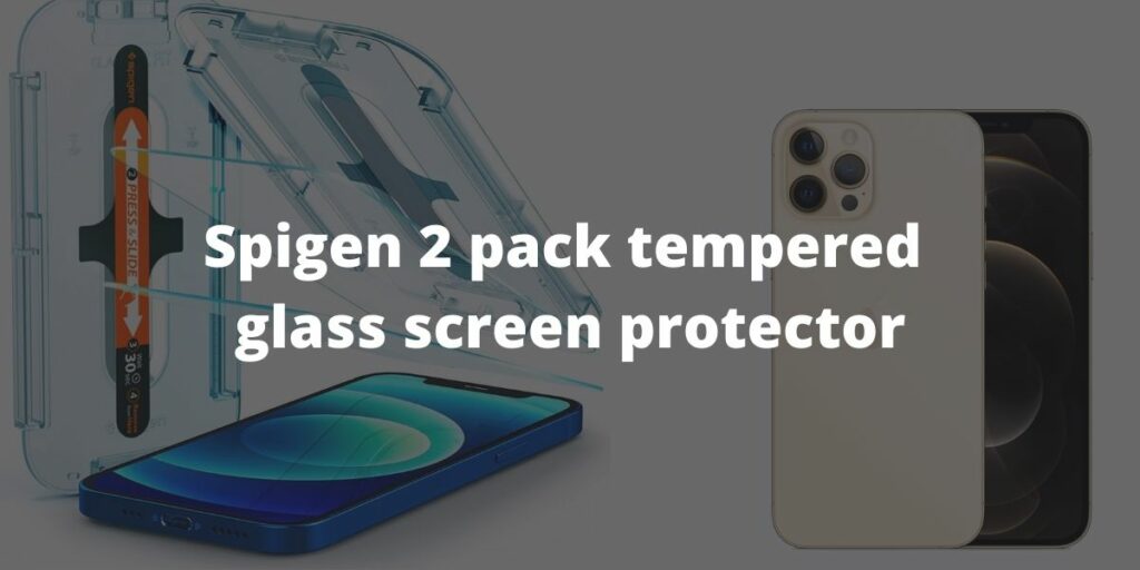 Spigen 2 pack tempered glass screen protector