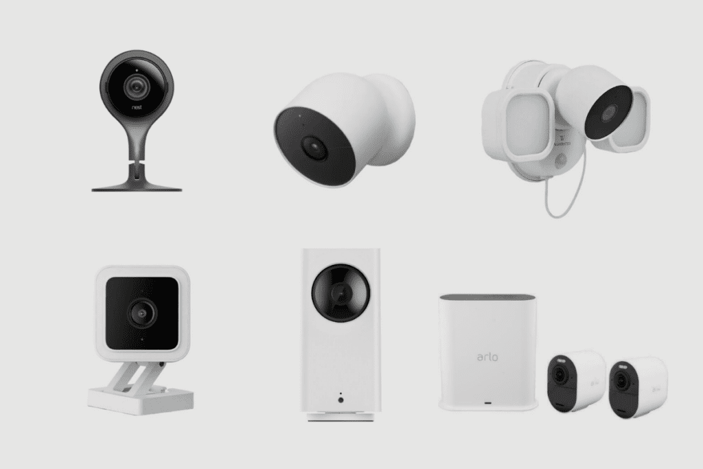 Six Security Cameras that Work with Google home.