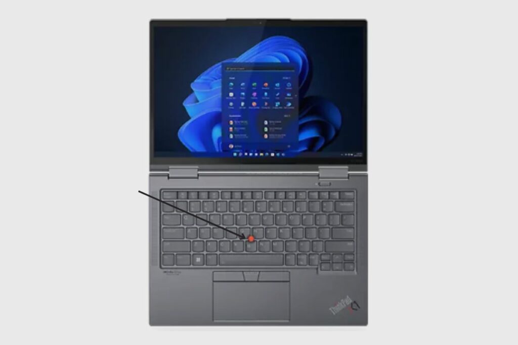 Locating the Power Button on Your Lenovo ThinkPad X1 Yoga